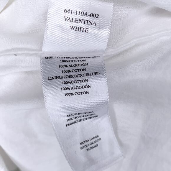 Rails Valentina White Cotton Gauze Square Neck Tiered Mini Dress - Picture 10 of 11